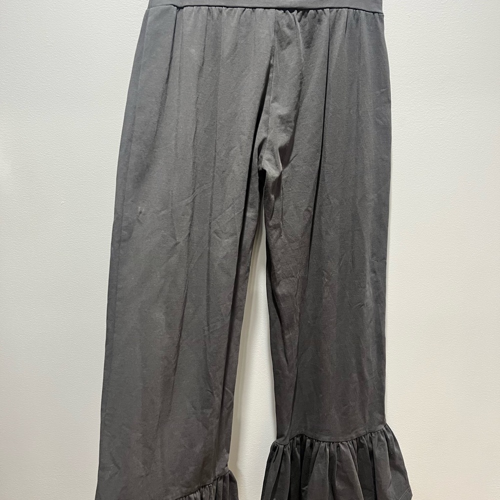 Matilda Jane Big Ruffle Pull On Pants Gray Womens Size XS - Picture 9 of 10